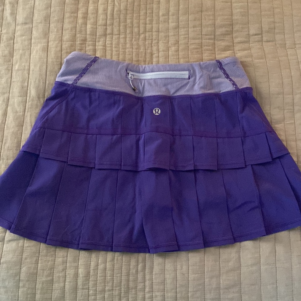 Purple lululemon tennis skirt